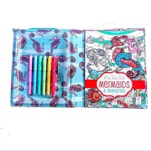Kaleidoscope Colouring: Mermaids and Seahorses